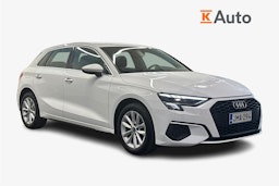 valkoinen Audi A3 2021 kuva 1.