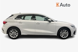 valkoinen Audi A3 2021 kuva 6.