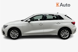 valkoinen Audi A3 2021 kuva 6.