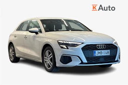 valkoinen Audi A3 2021 kuva 1.