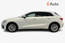 valkoinen Audi A3 2021 kuva 5.