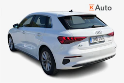 valkoinen Audi A3 2021 kuva 1.