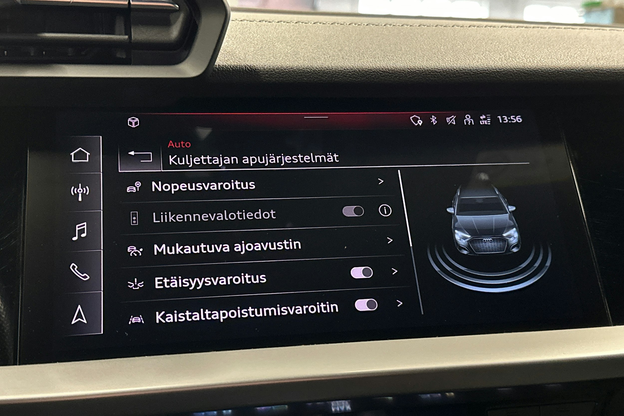 musta Audi A3 2021 kuva 24.