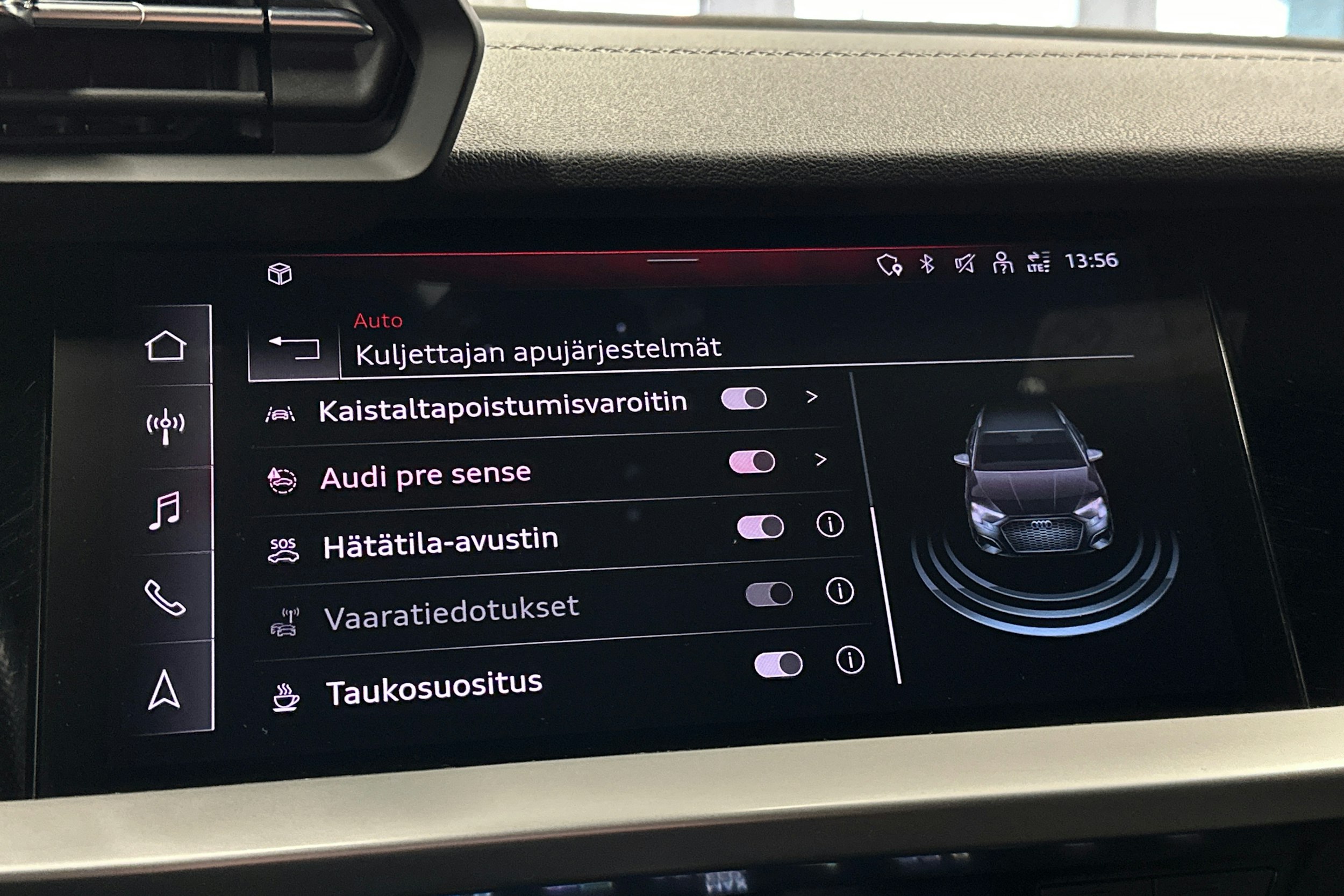 musta Audi A3 2021 kuva 25.