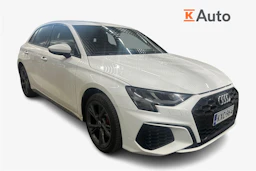 Valkoinen Audi A3 2021 kuva 1.