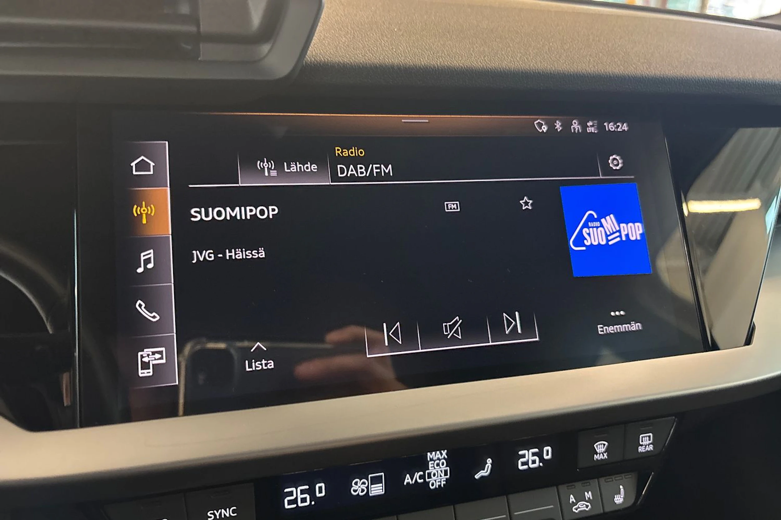 musta Audi A3 2021 kuva 15.