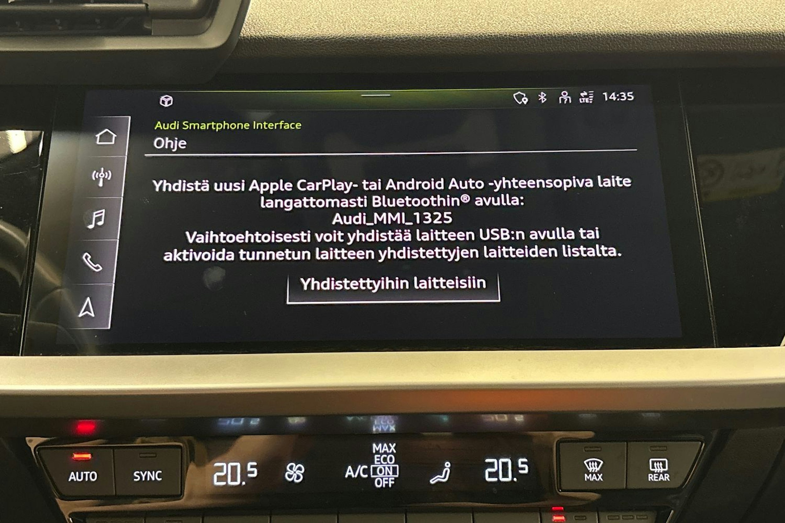 valkoinen Audi A3 2021 kuva 20.