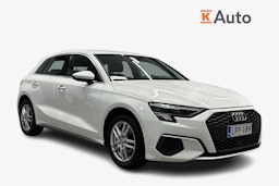 valkoinen Audi A3 2021 kuva 1.
