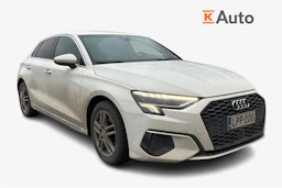 Valkoinen Audi A3 2021 kuva 1.