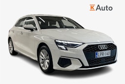 valkoinen Audi A3 2021 kuva 1.