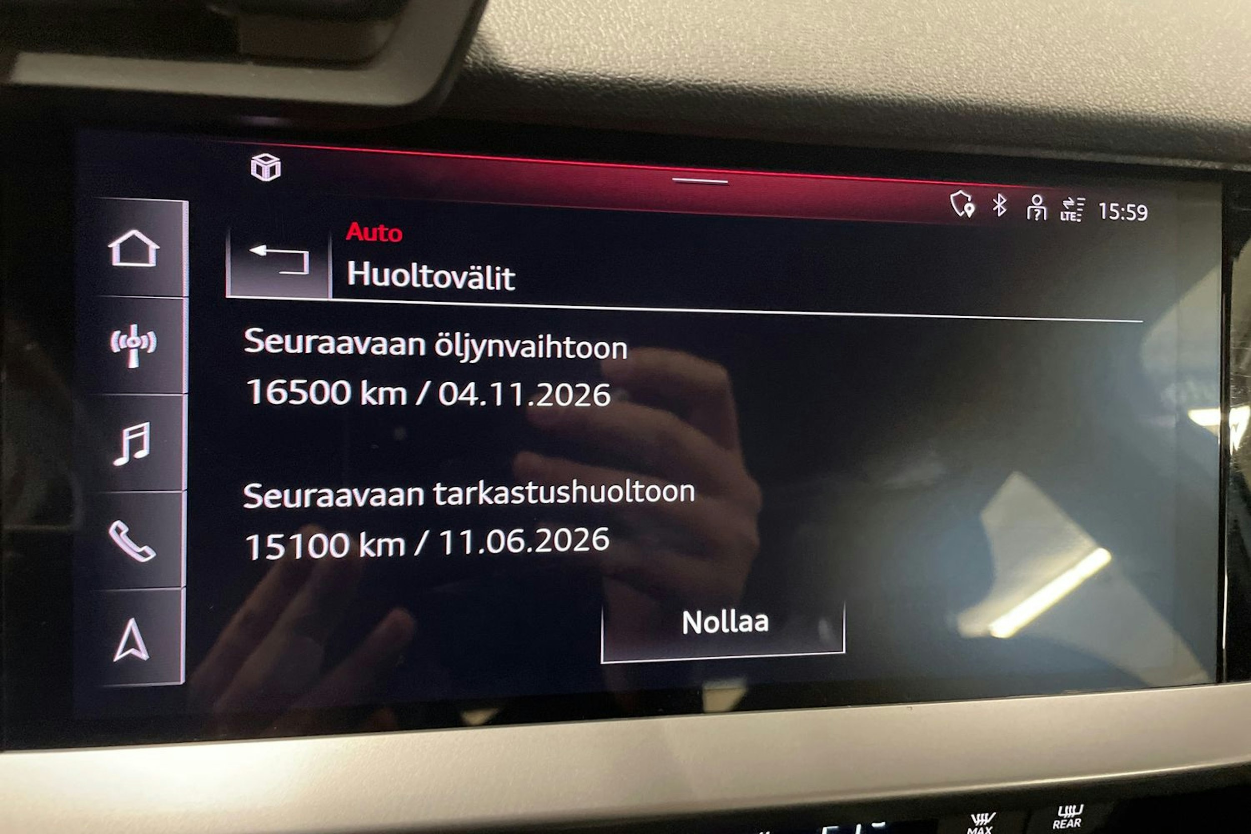 valkoinen Audi A3 2021 kuva 30.