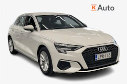 Valkoinen Audi A3 2021 kuva 1.