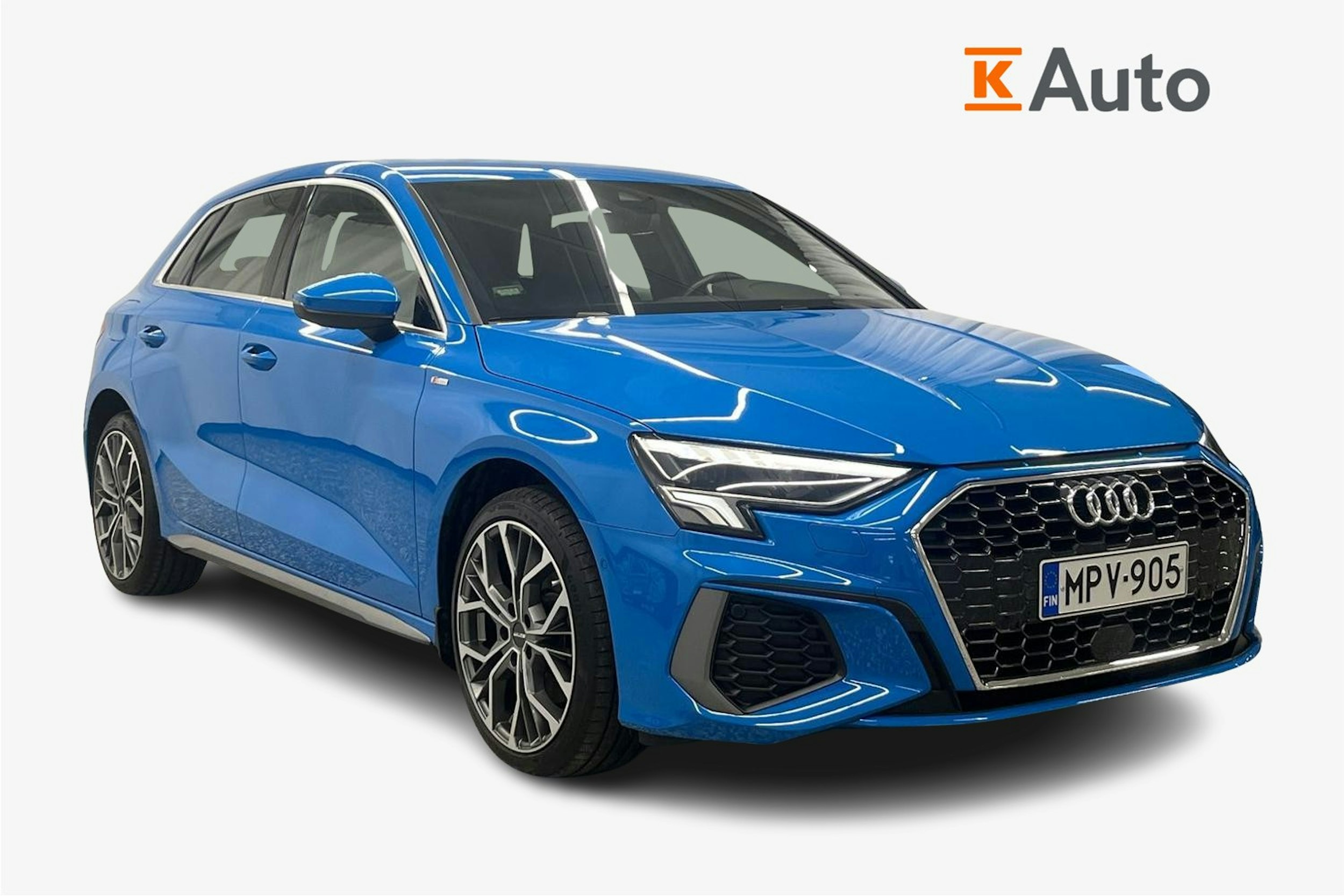 sininen Audi A3 2021 kuva 1.