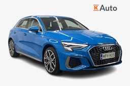 sininen Audi A3 2021 kuva 1.