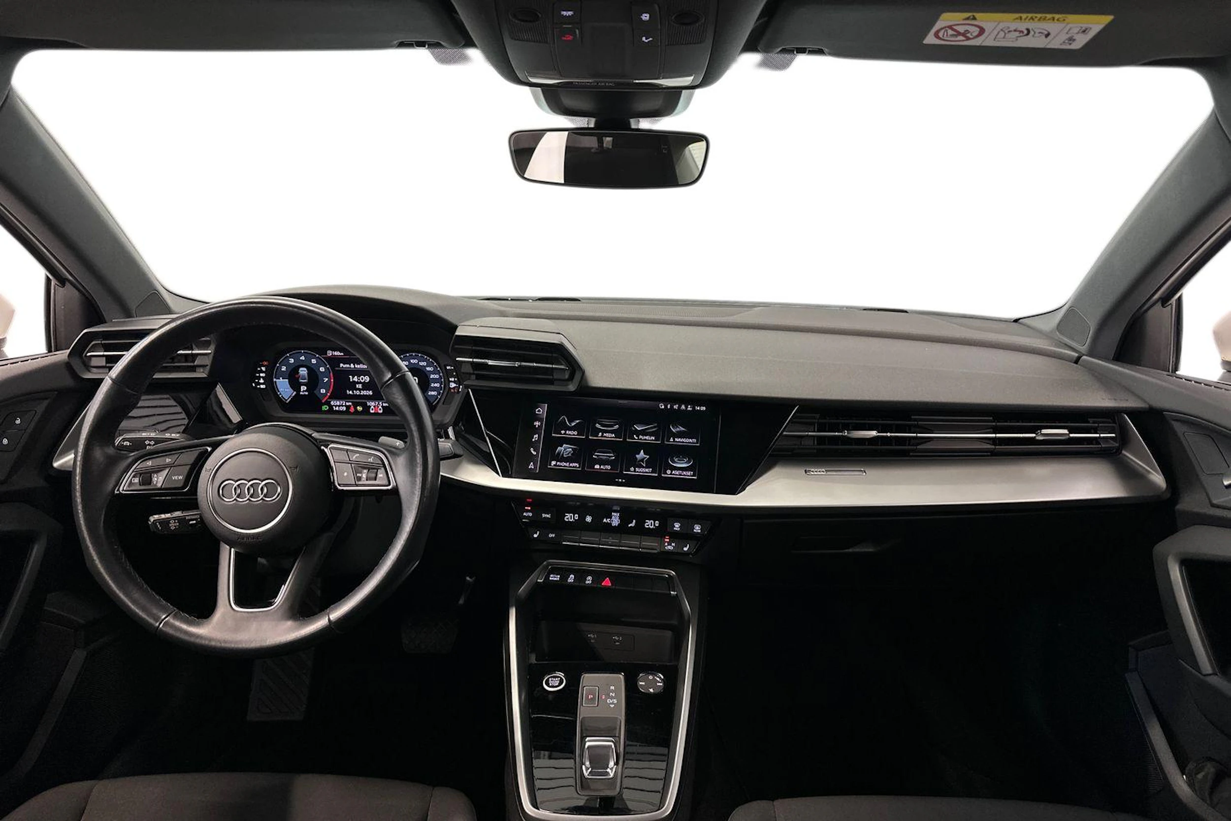 valkoinen Audi A3 2021 kuva 9.