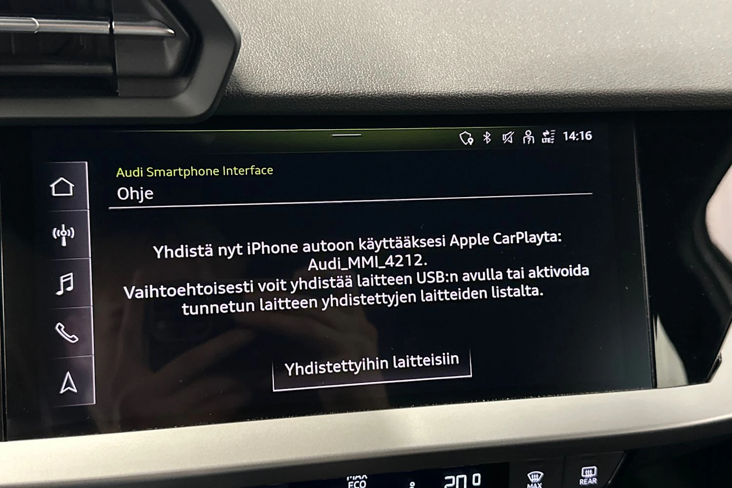 valkoinen Audi A3 2021 kuva 24.