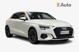valkoinen Audi A3 2021 kuva 1.