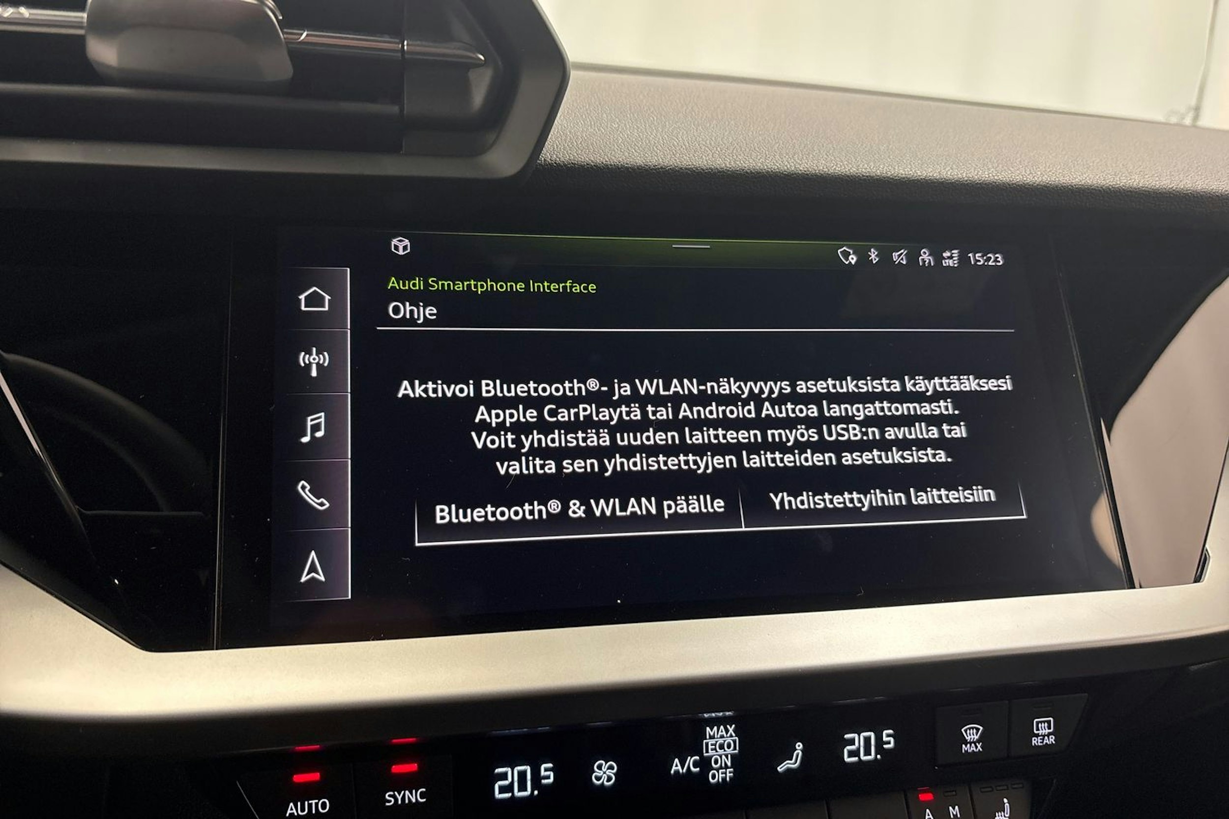 valkoinen Audi A3 2021 kuva 20.