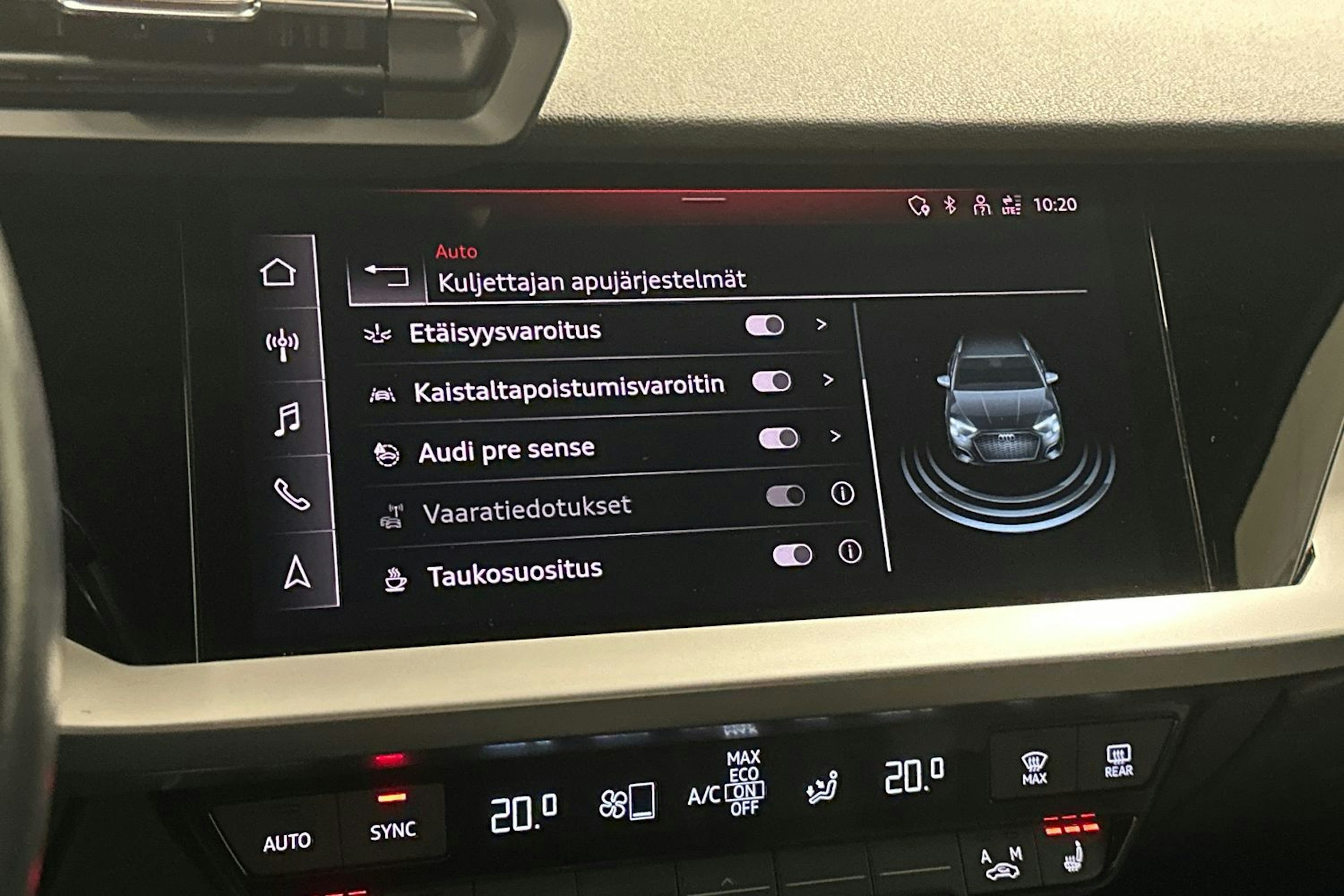 sininen Audi A3 2021 kuva 25.
