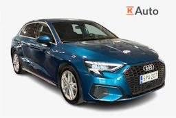 Sininen Audi A3 2021 kuva 1.