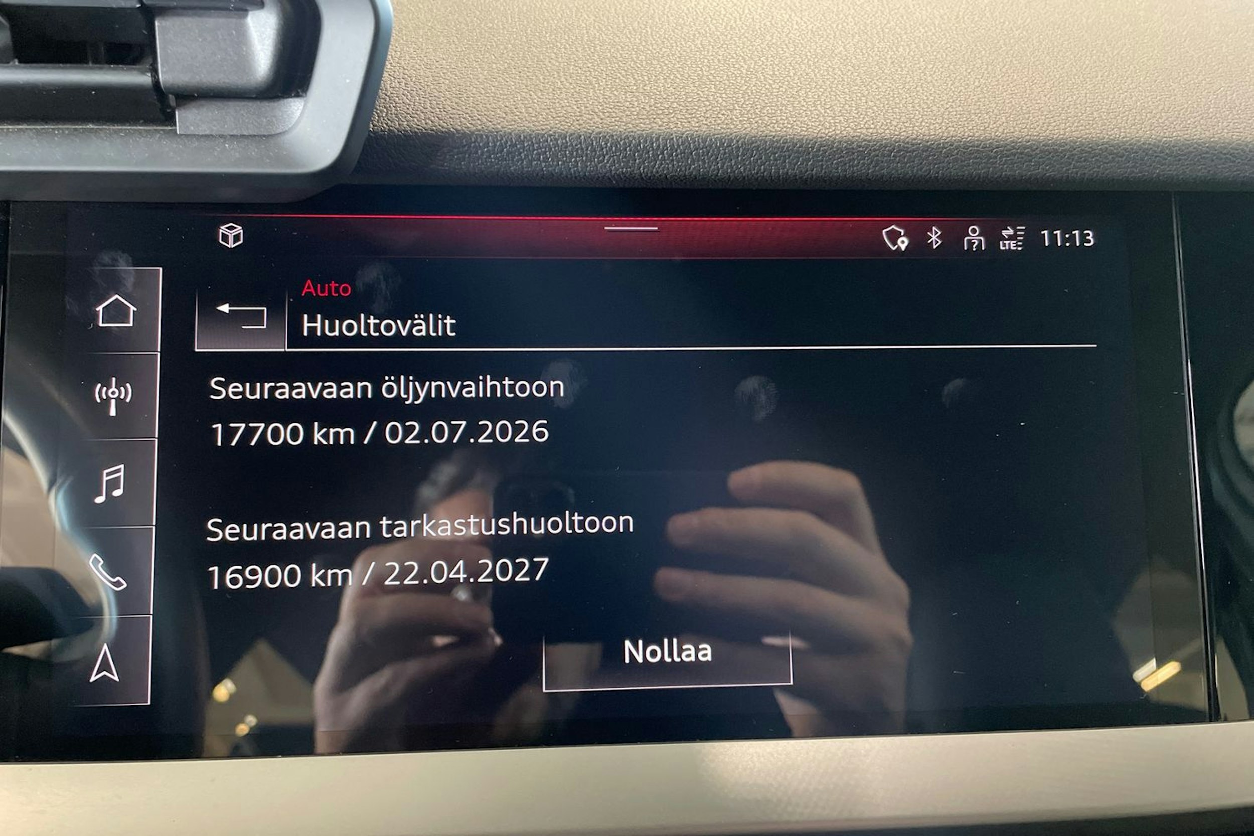 valkoinen Audi A3 2021 kuva 26.