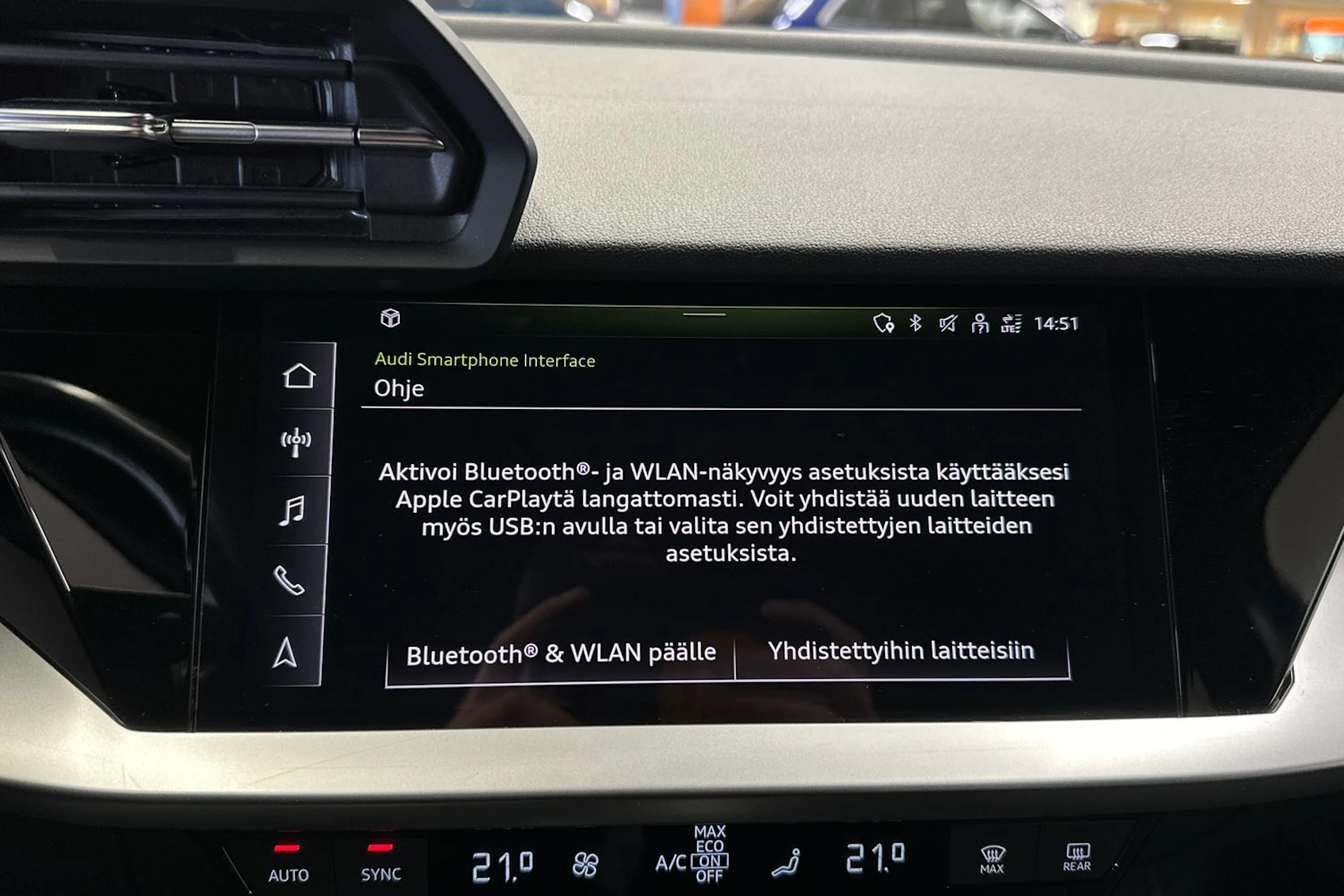 met. sininen Audi A3 2021 kuva 14.