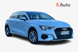 valkoinen Audi A3 2021 kuva 1.