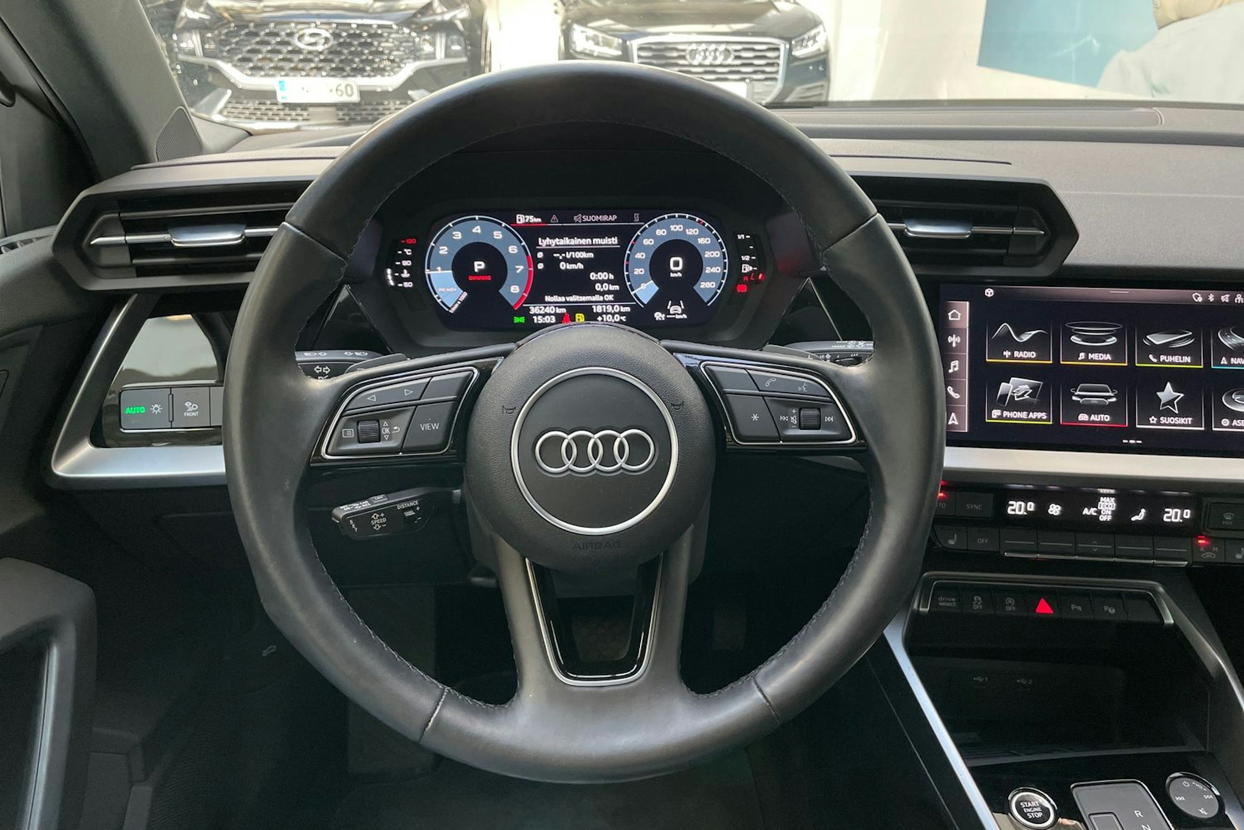 valkoinen Audi A3 2021 kuva 20.