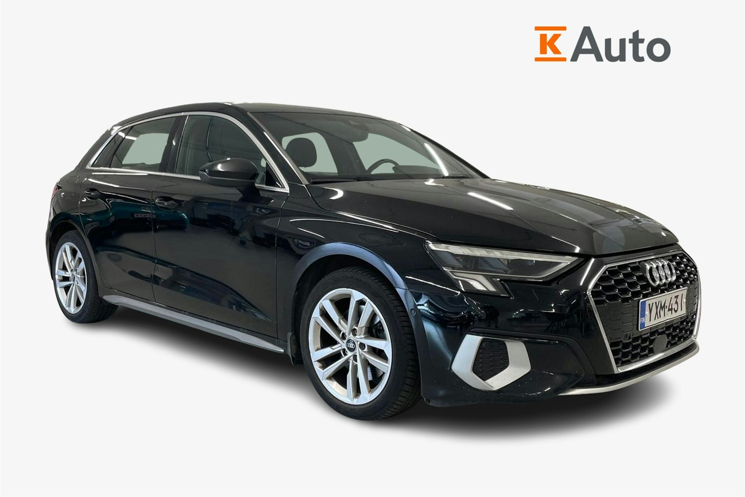 Musta Audi A3 2021 kuva 1.