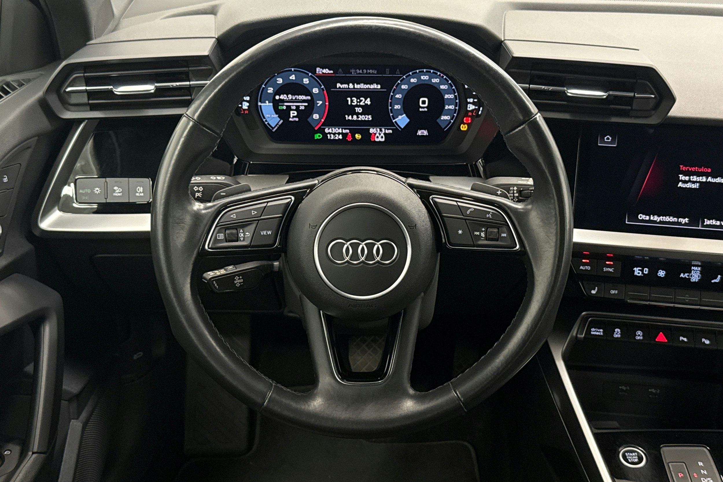 musta Audi A3 2021 kuva 14.