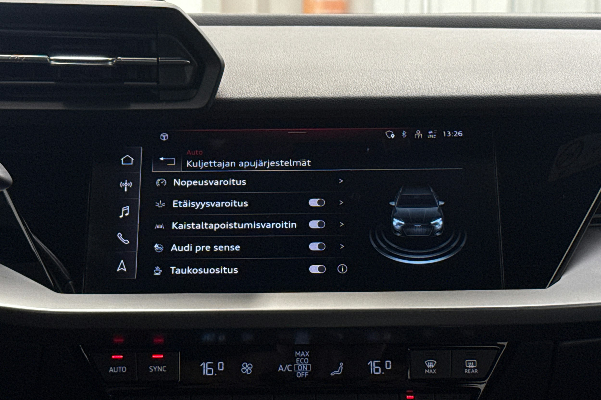 musta Audi A3 2021 kuva 19.