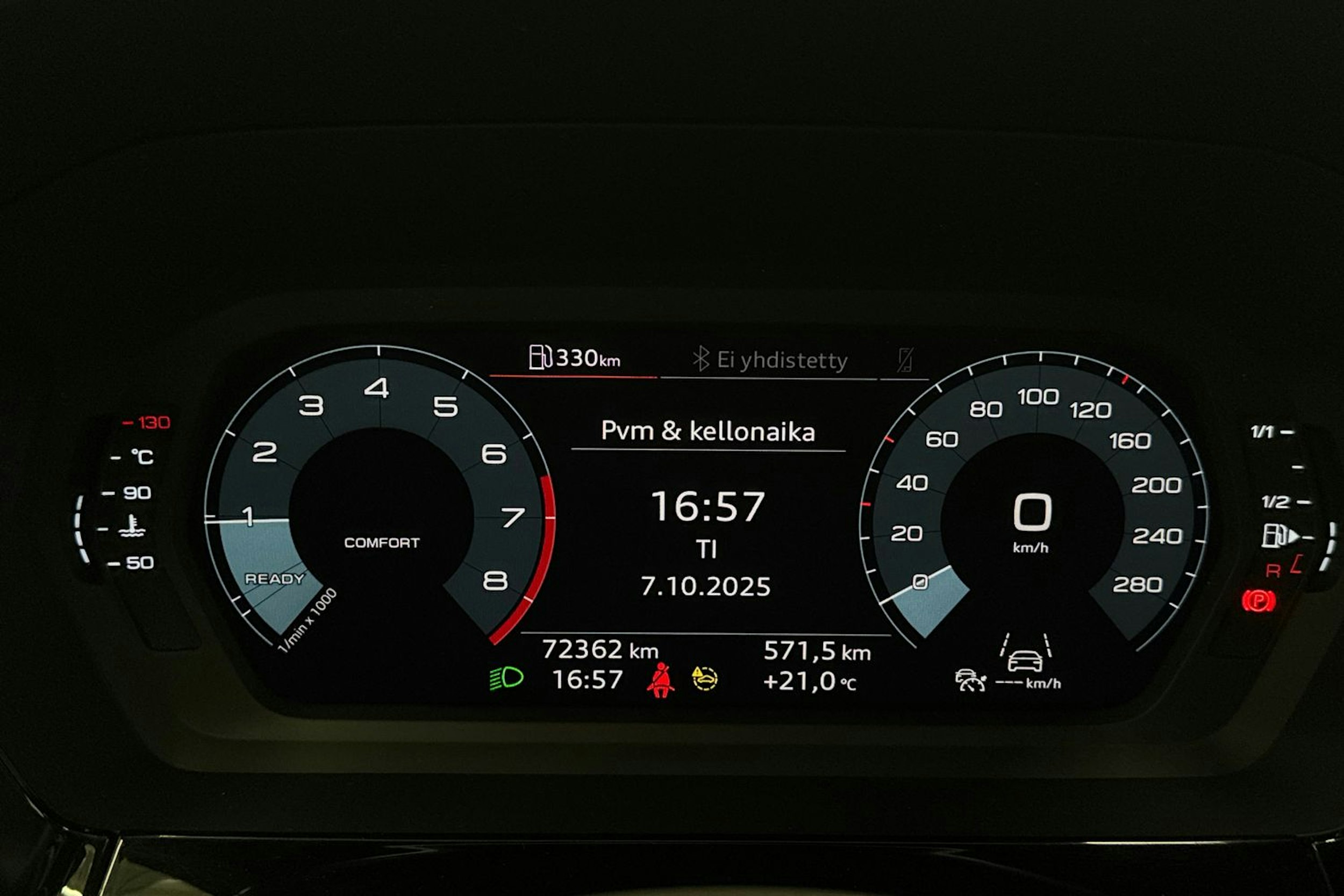 harmaa Audi A3 2021 kuva 18.