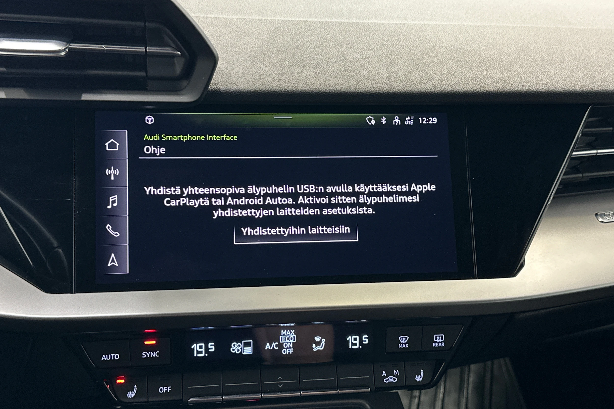 musta Audi A3 2021 kuva 22.