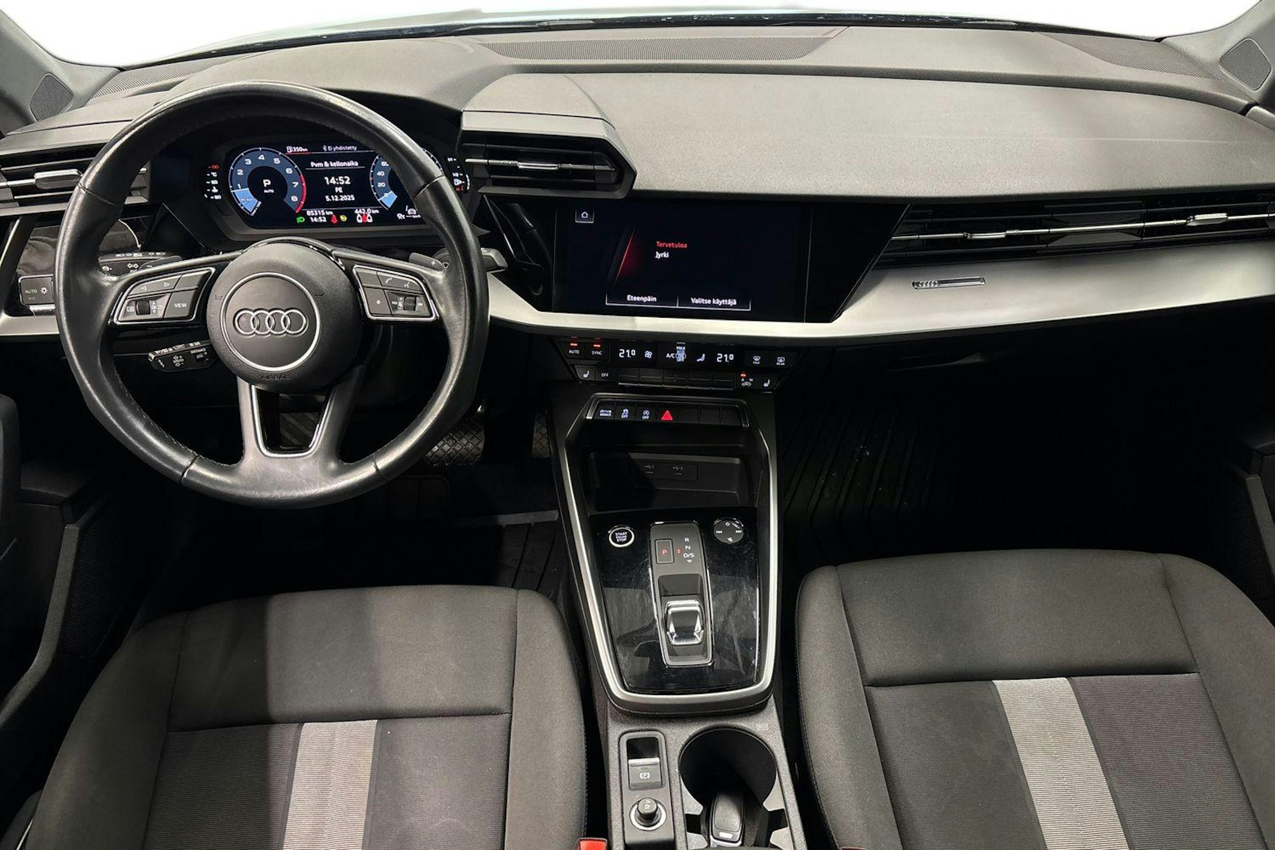 musta Audi A3 2022 kuva 9.