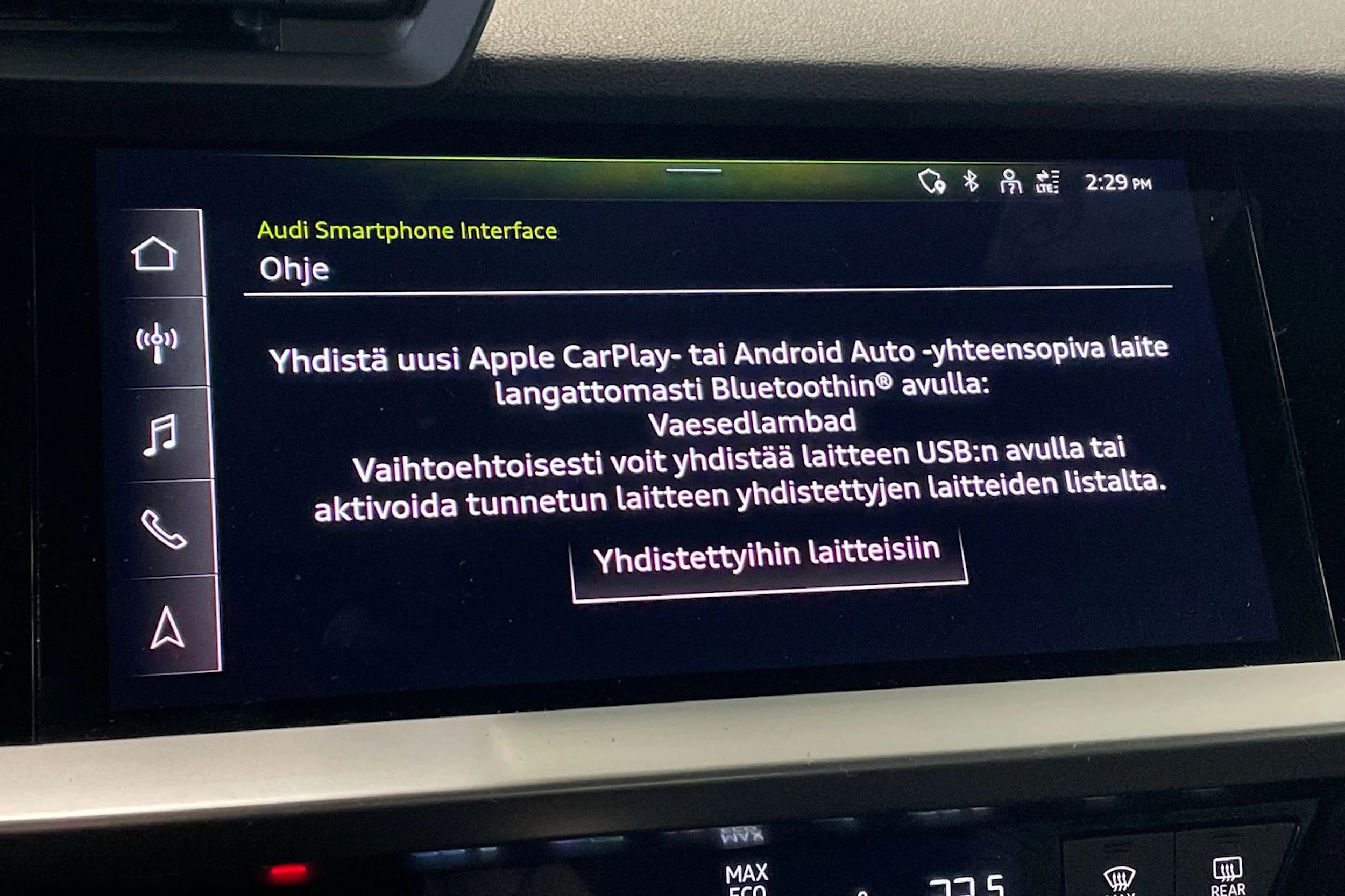 valkoinen Audi A3 2022 kuva 23.