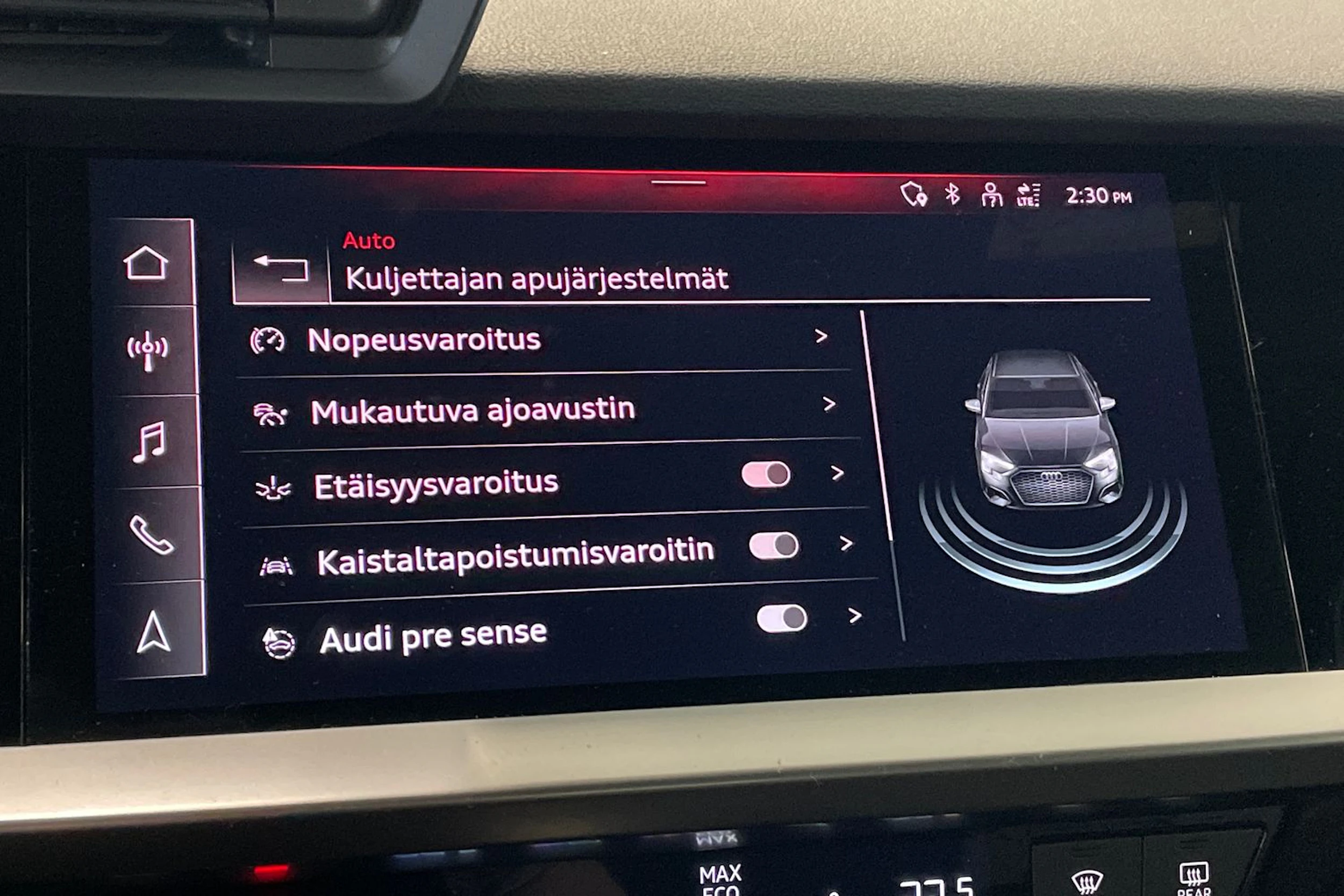 valkoinen Audi A3 2022 kuva 25.