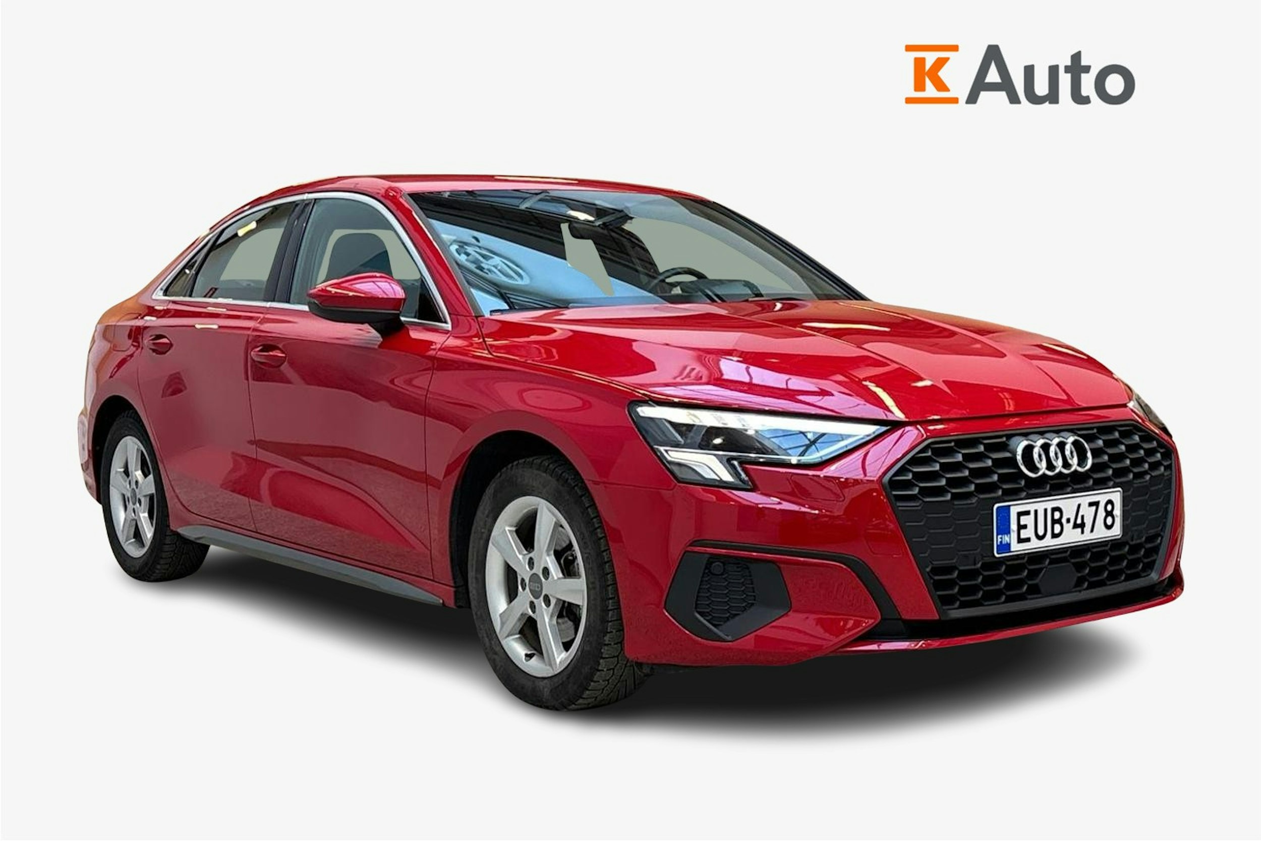 punainen Audi A3 2022 kuva 1.
