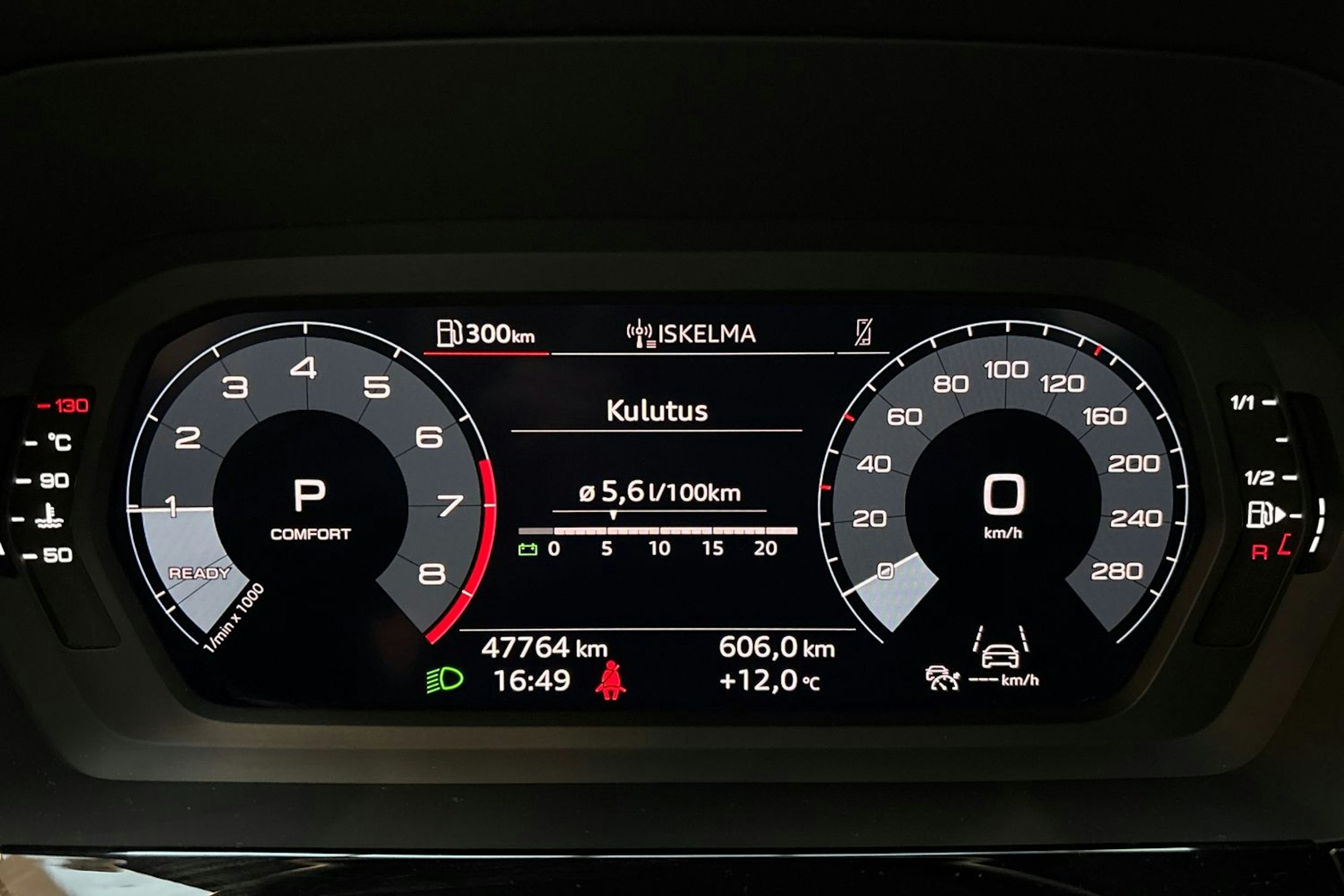 punainen Audi A3 2022 kuva 18.