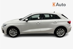 valkoinen Audi A3 2022 kuva 6.