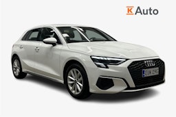 valkoinen Audi A3 2022 kuva 1.