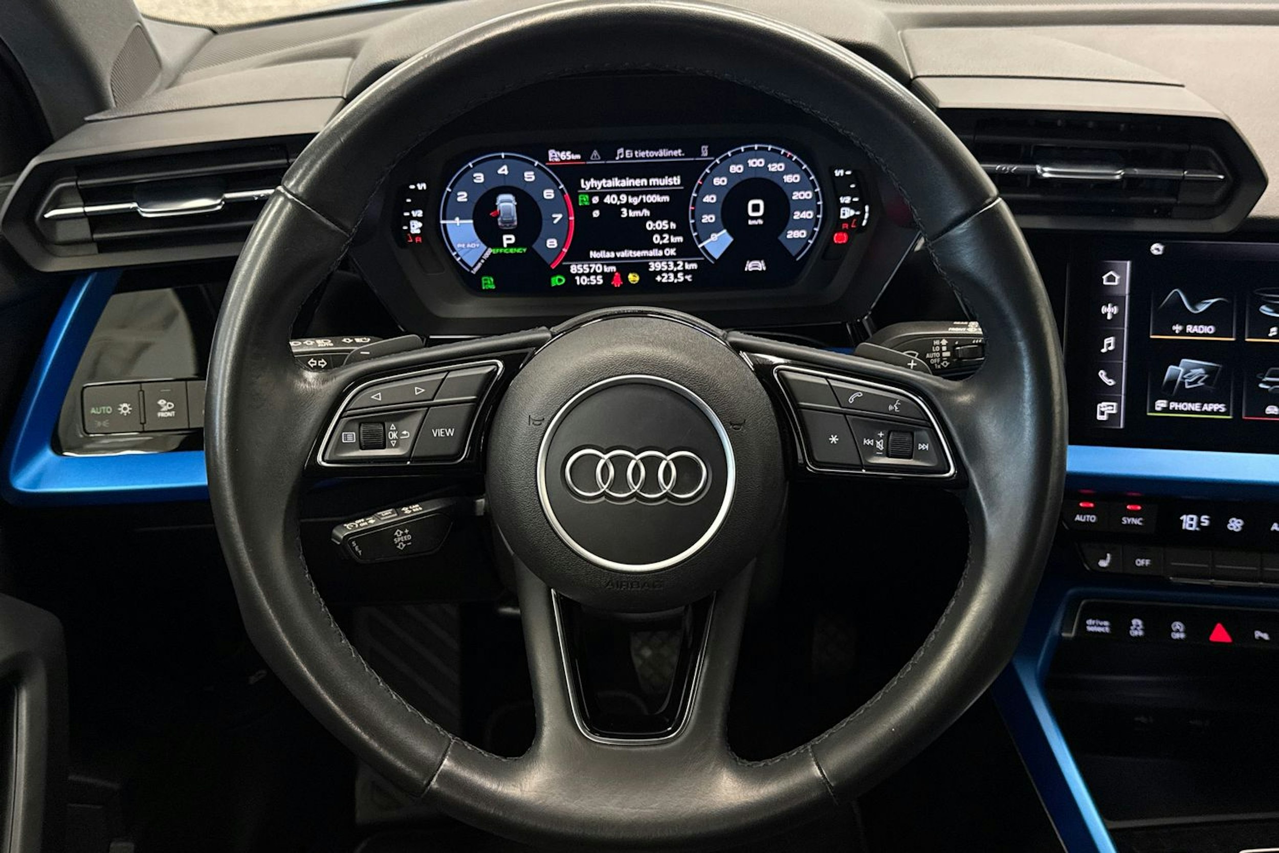 Sininen Audi A3 2022 kuva 14.
