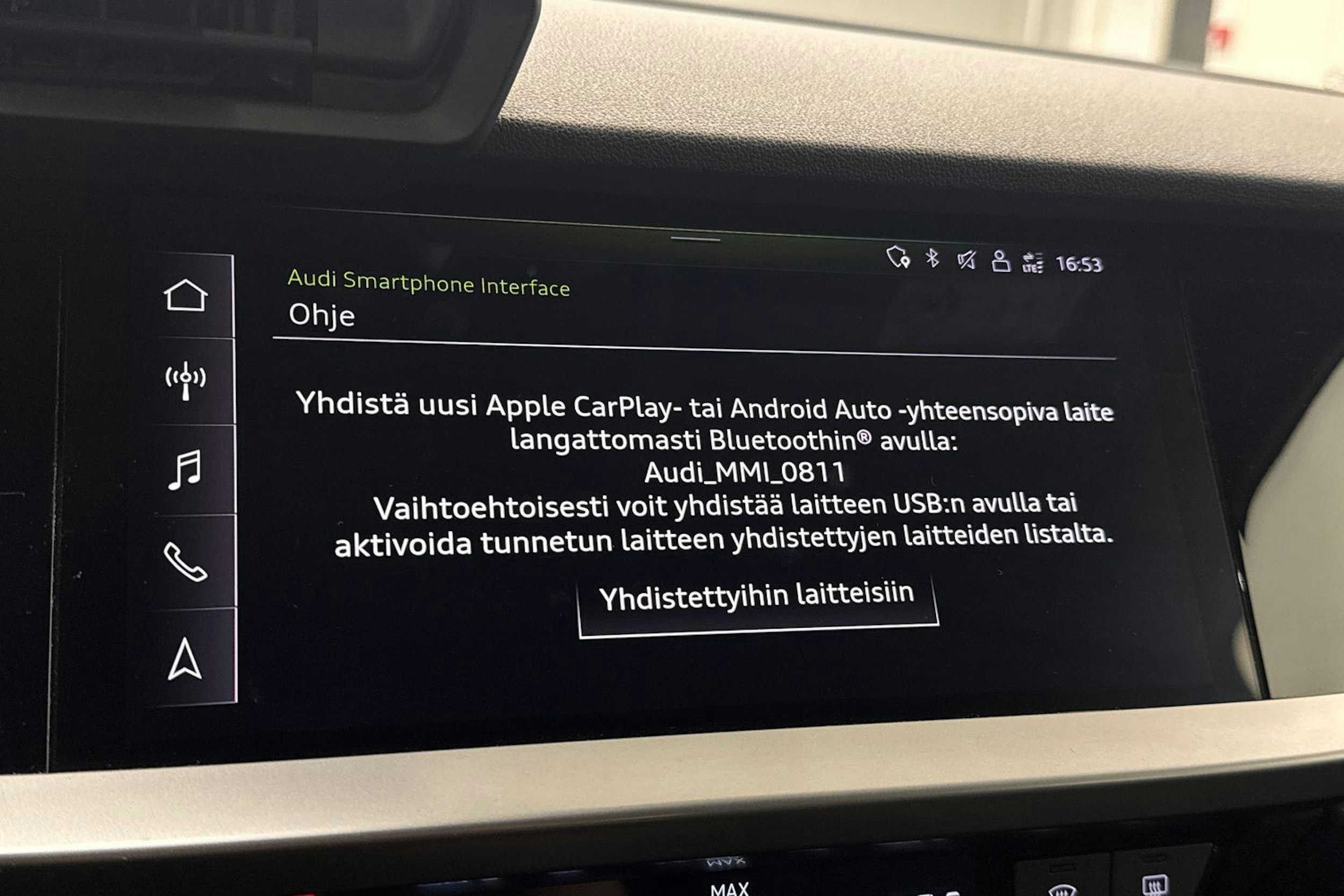 valkoinen Audi A3 2022 kuva 26.