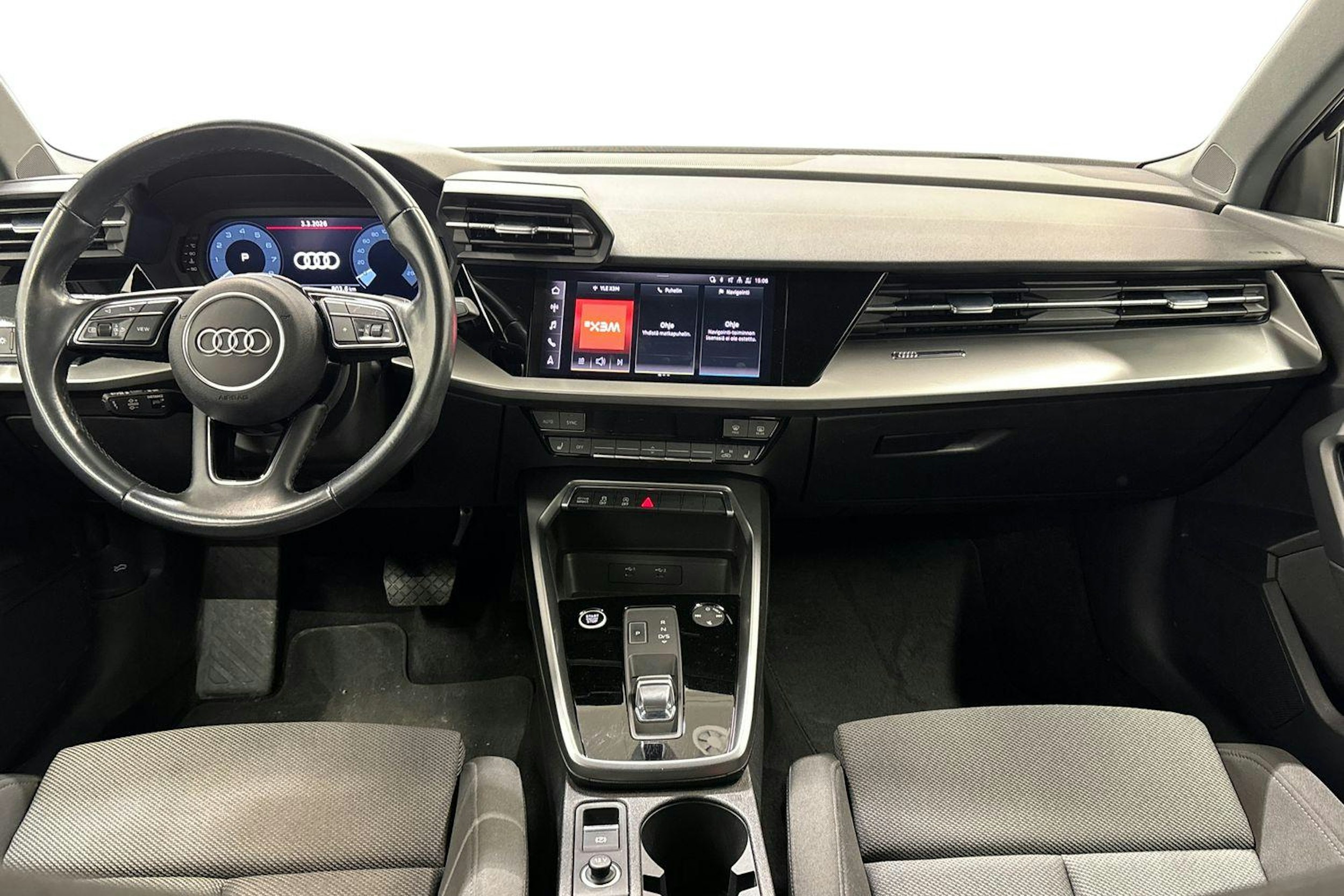 musta Audi A3 2022 kuva 7.