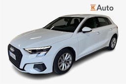 Valkoinen Audi A3 2022 kuva 6.