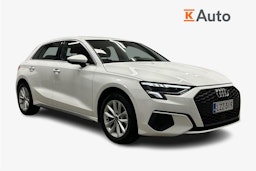valkoinen Audi A3 2022 kuva 1.