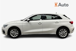 valkoinen Audi A3 2022 kuva 6.