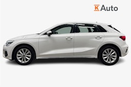 valkoinen Audi A3 2022 kuva 6.