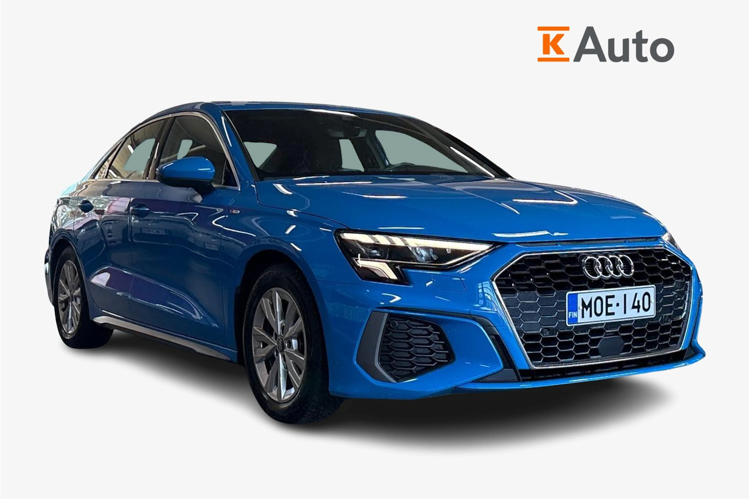 Sininen Audi A3 2022 kuva 1.