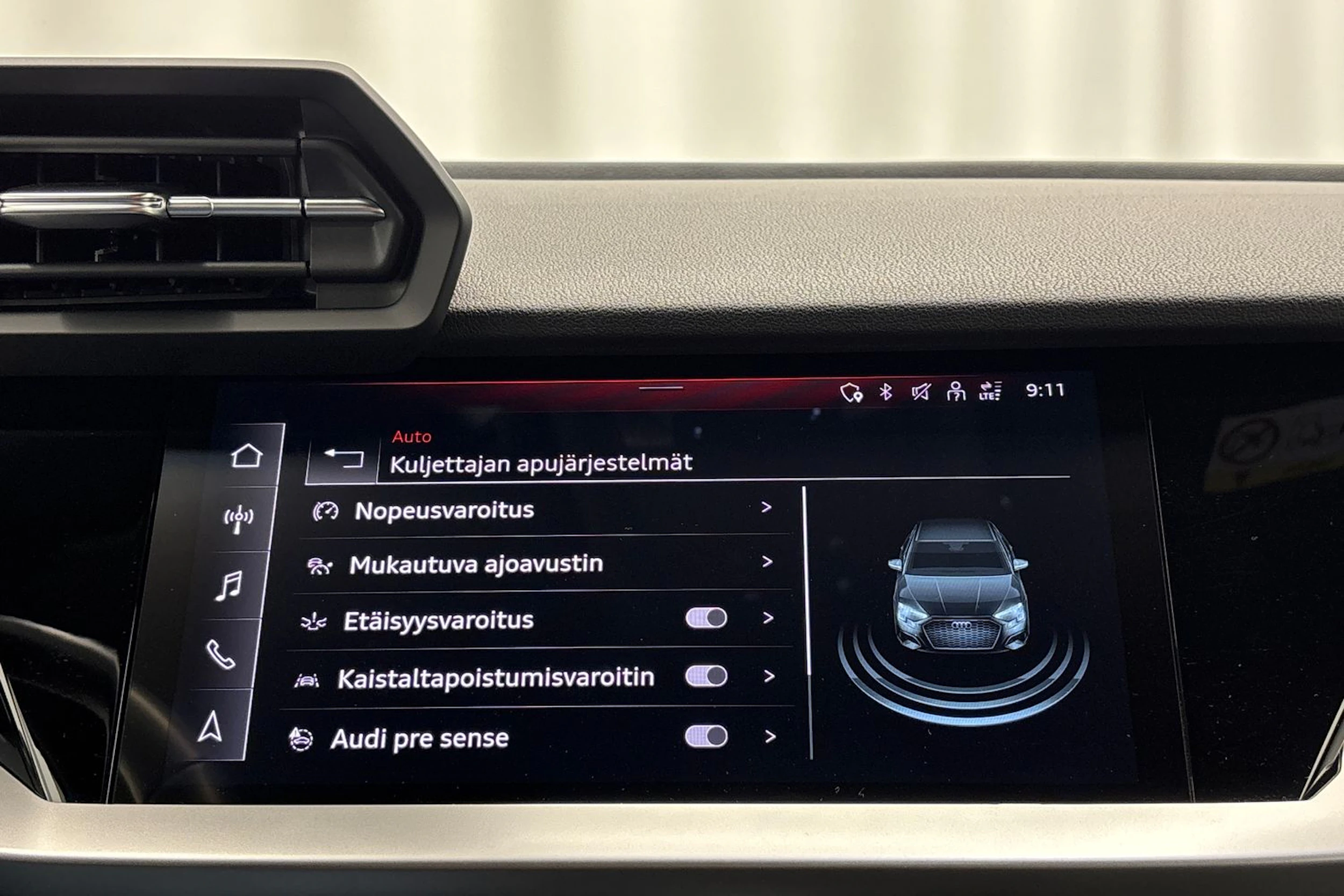 musta Audi A3 2022 kuva 19.