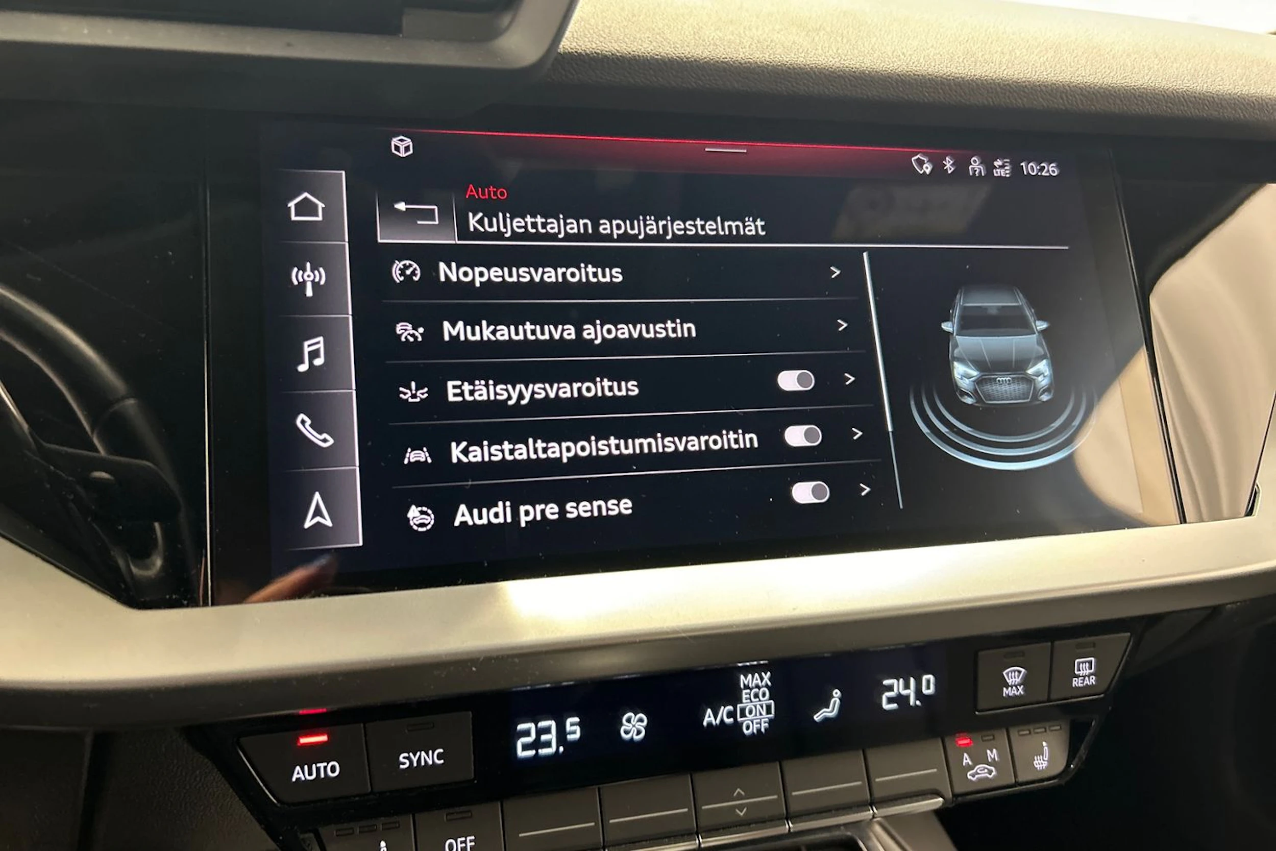 musta Audi A3 2022 kuva 24.